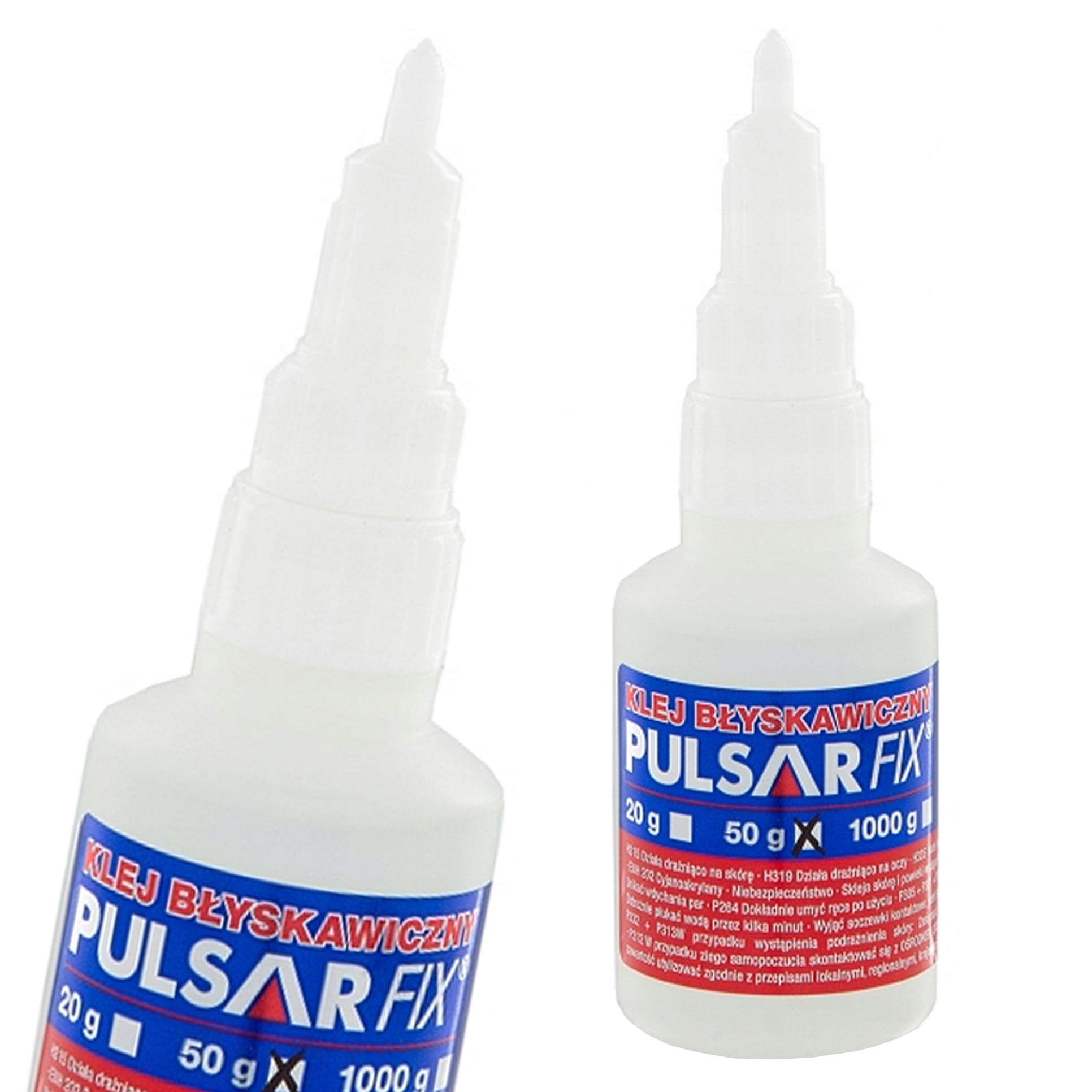 Llej cyjanoakrylowy sekundowy rzadki 50 g - szybkoschnący Pulsar FIX-06