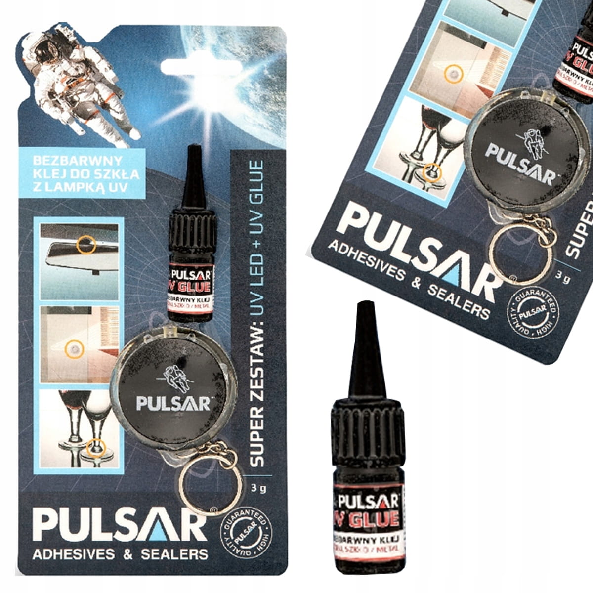 Klej UV Pulsar 3 g - sklejanie drobnych części modelarskich i biżuterii